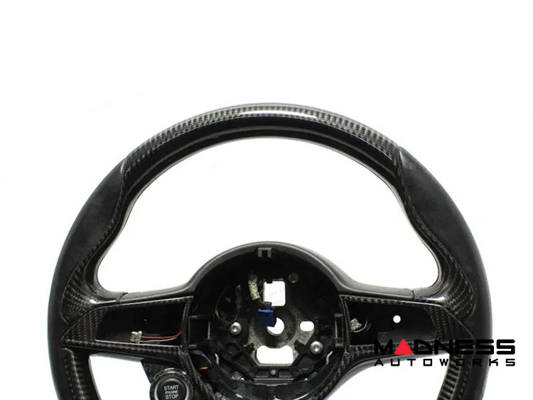 Alfa Romeo Giulia Steering Wheel Trim - Carbon Fiber - Upper Cover - QV Model